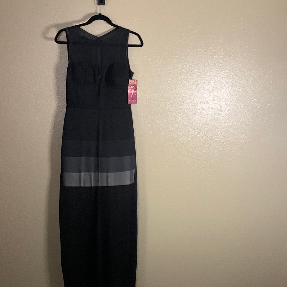 Sheer long dress, Size L, New